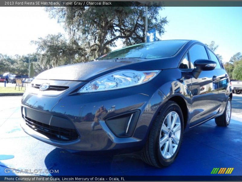 Violet Gray / Charcoal Black 2013 Ford Fiesta SE Hatchback