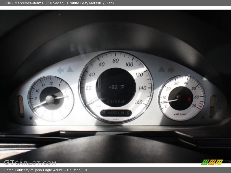 Granite Grey Metallic / Black 2007 Mercedes-Benz E 350 Sedan