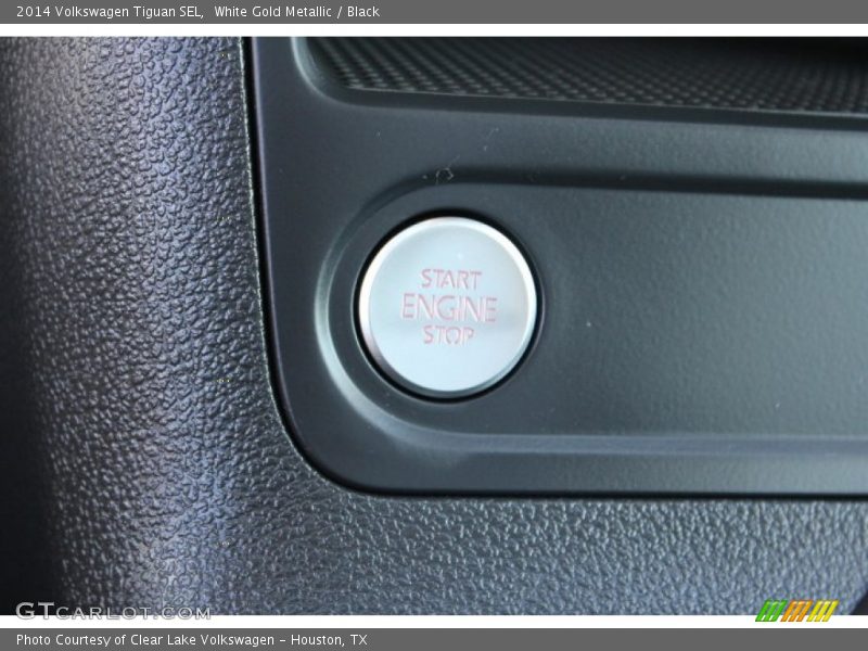 White Gold Metallic / Black 2014 Volkswagen Tiguan SEL