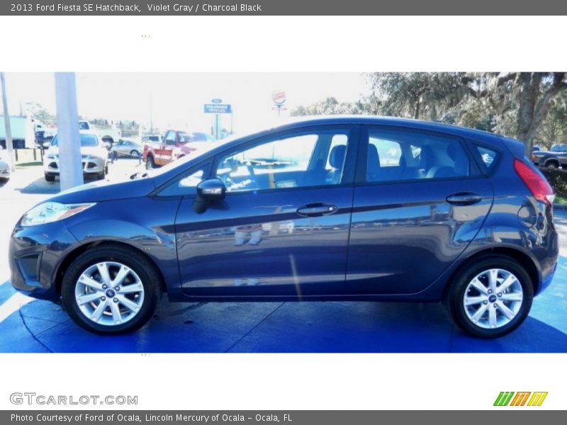 Violet Gray / Charcoal Black 2013 Ford Fiesta SE Hatchback