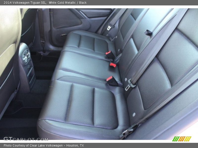 White Gold Metallic / Black 2014 Volkswagen Tiguan SEL
