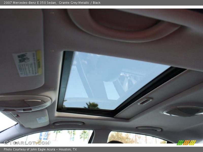 Granite Grey Metallic / Black 2007 Mercedes-Benz E 350 Sedan