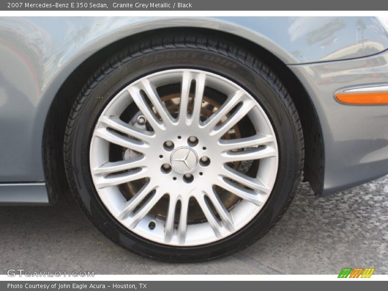 Granite Grey Metallic / Black 2007 Mercedes-Benz E 350 Sedan