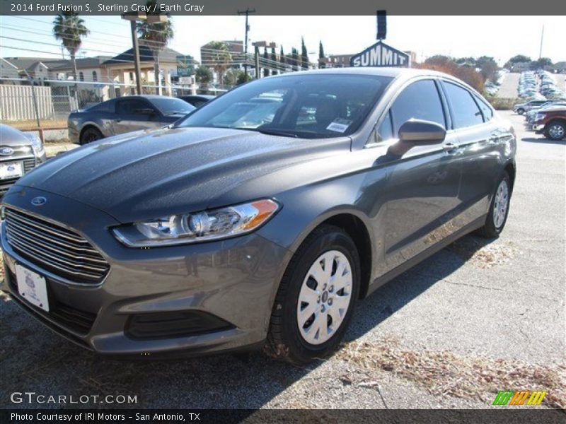 Sterling Gray / Earth Gray 2014 Ford Fusion S