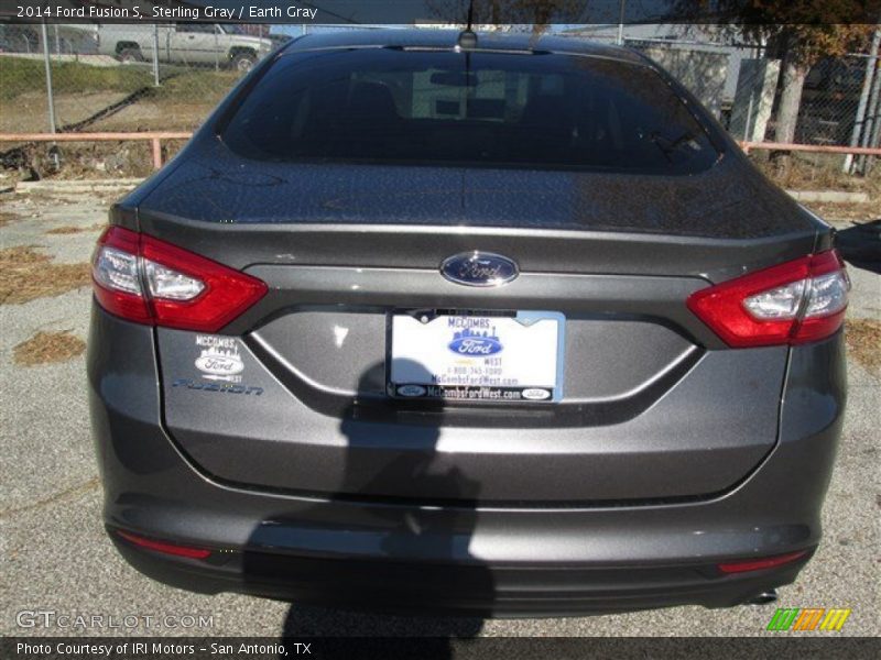 Sterling Gray / Earth Gray 2014 Ford Fusion S