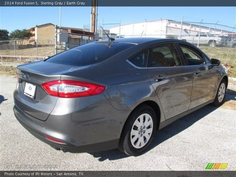 Sterling Gray / Earth Gray 2014 Ford Fusion S