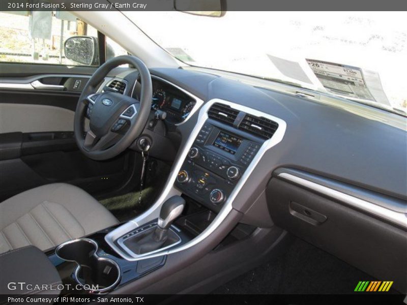 Sterling Gray / Earth Gray 2014 Ford Fusion S