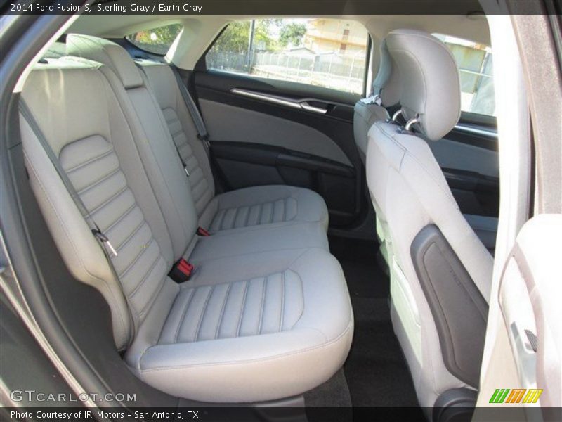 Sterling Gray / Earth Gray 2014 Ford Fusion S