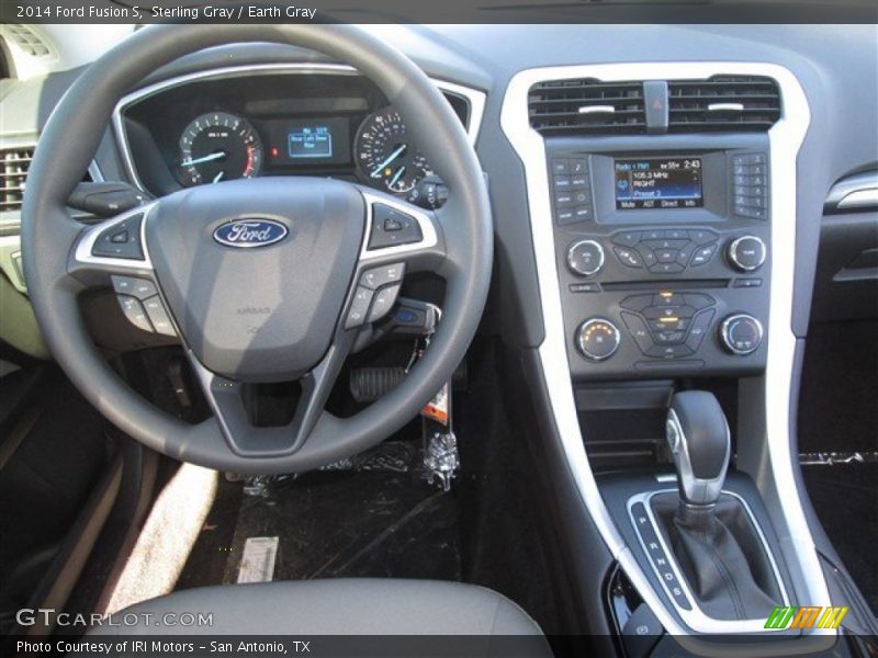 Sterling Gray / Earth Gray 2014 Ford Fusion S