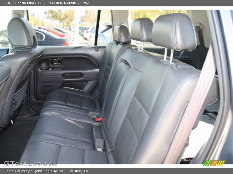 Steel Blue Metallic / Gray 2008 Honda Pilot EX-L