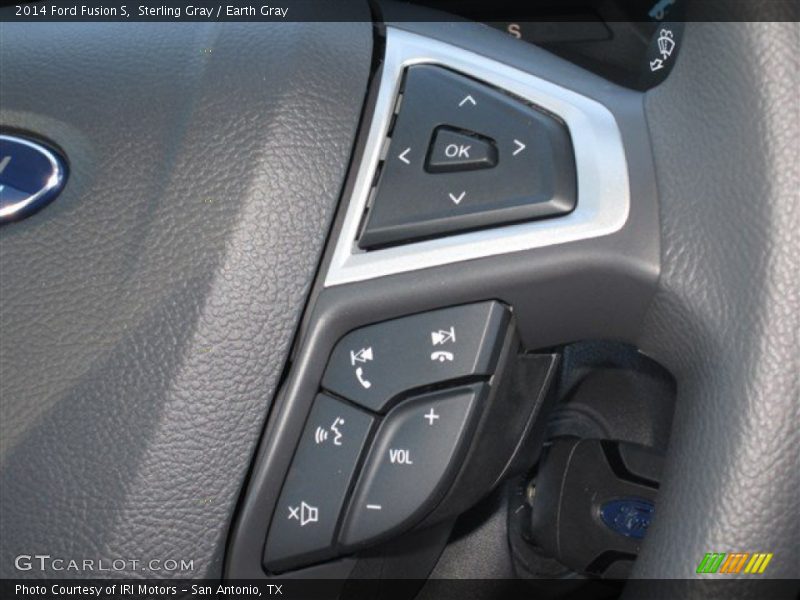 Sterling Gray / Earth Gray 2014 Ford Fusion S