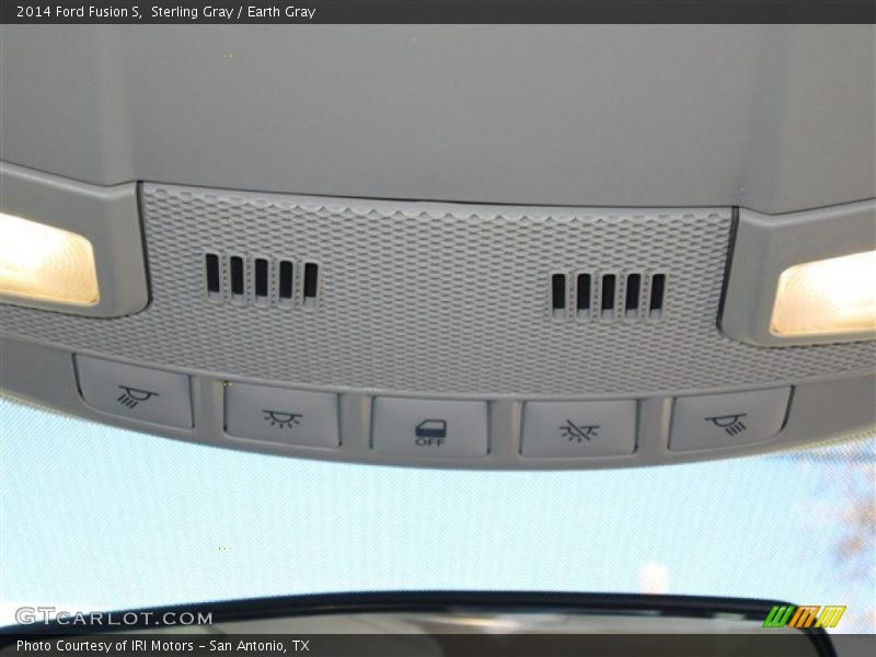 Sterling Gray / Earth Gray 2014 Ford Fusion S