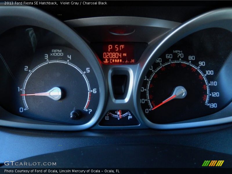 Violet Gray / Charcoal Black 2013 Ford Fiesta SE Hatchback