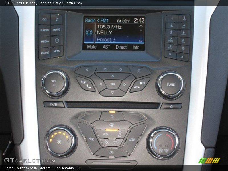 Sterling Gray / Earth Gray 2014 Ford Fusion S