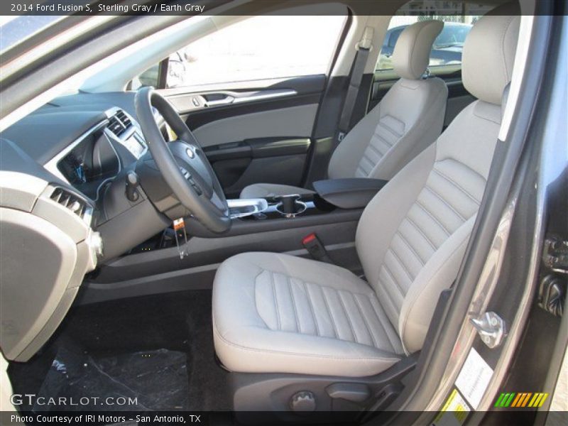 Sterling Gray / Earth Gray 2014 Ford Fusion S