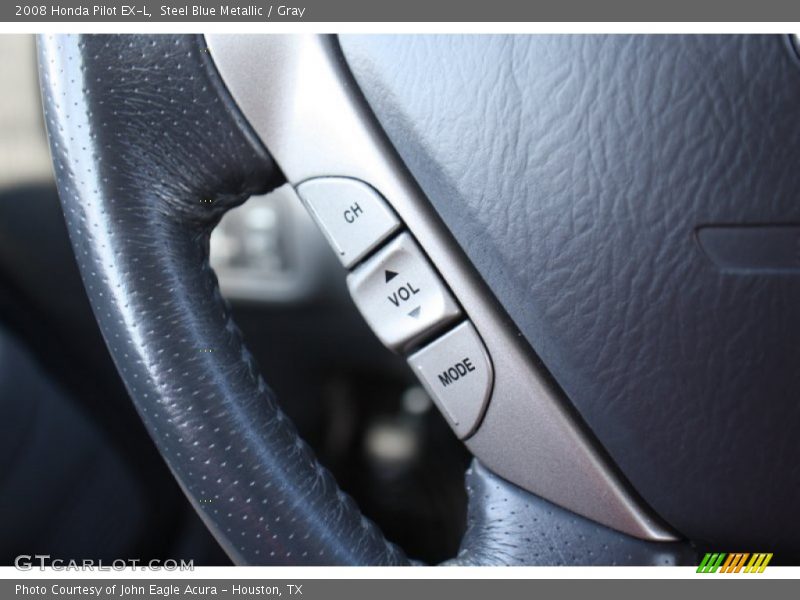 Steel Blue Metallic / Gray 2008 Honda Pilot EX-L