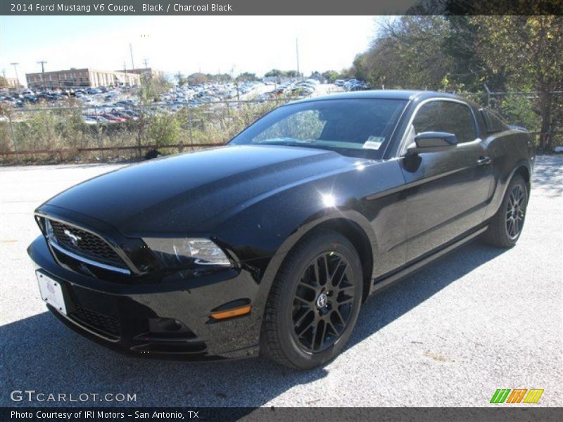 Black / Charcoal Black 2014 Ford Mustang V6 Coupe