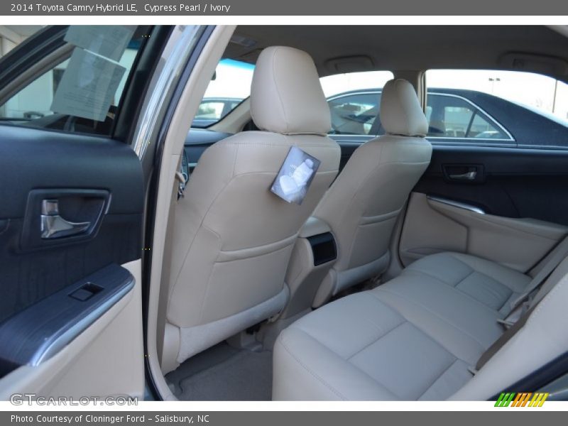 Cypress Pearl / Ivory 2014 Toyota Camry Hybrid LE