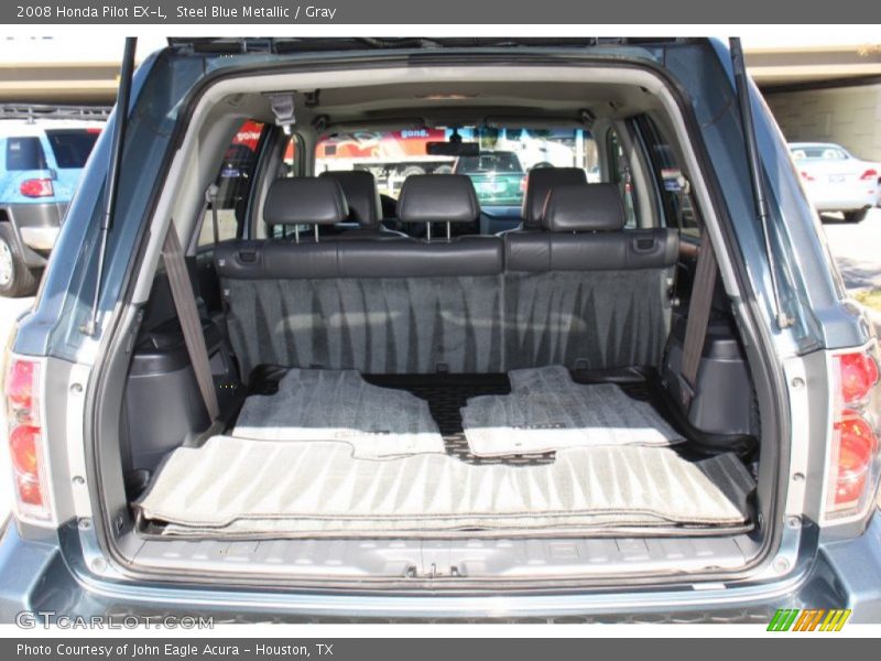 Steel Blue Metallic / Gray 2008 Honda Pilot EX-L