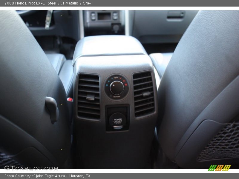 Steel Blue Metallic / Gray 2008 Honda Pilot EX-L