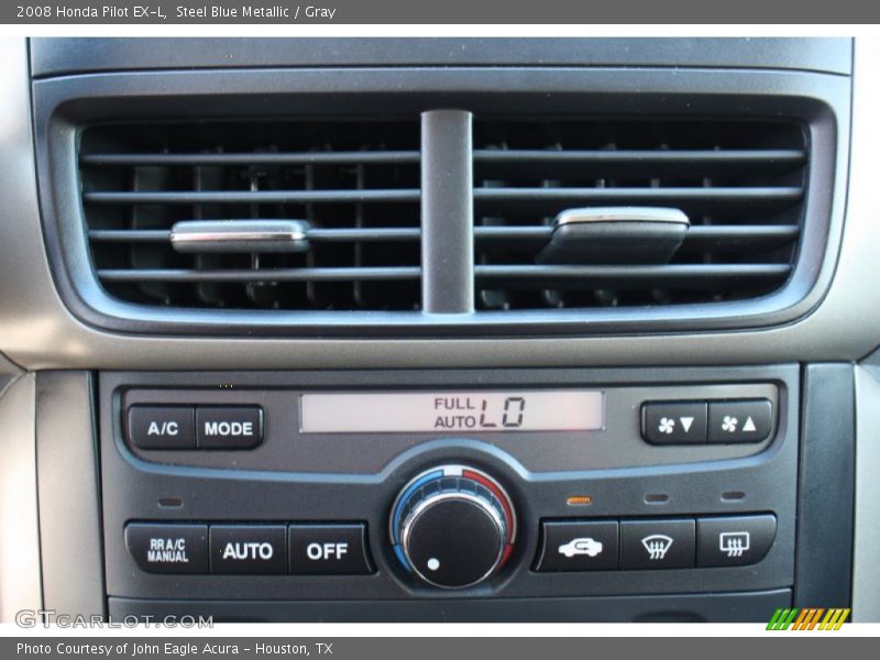 Steel Blue Metallic / Gray 2008 Honda Pilot EX-L