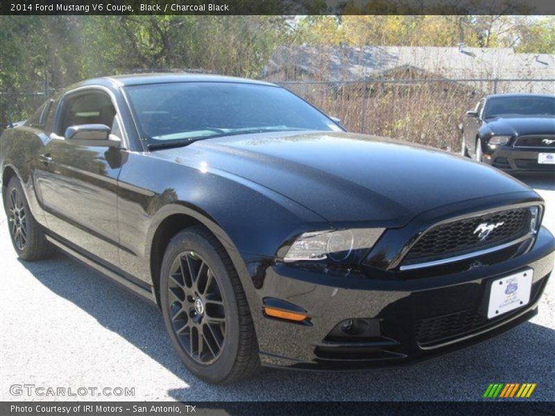 Black / Charcoal Black 2014 Ford Mustang V6 Coupe