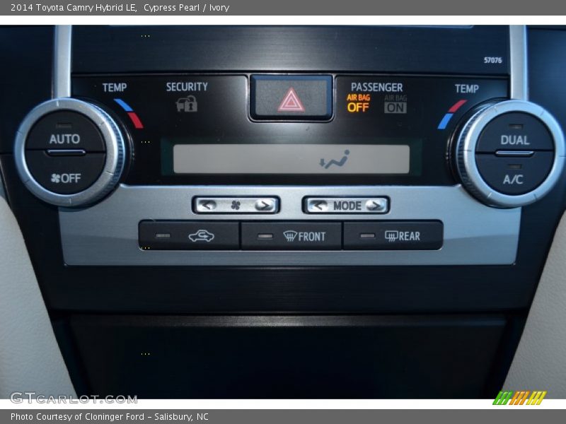Cypress Pearl / Ivory 2014 Toyota Camry Hybrid LE