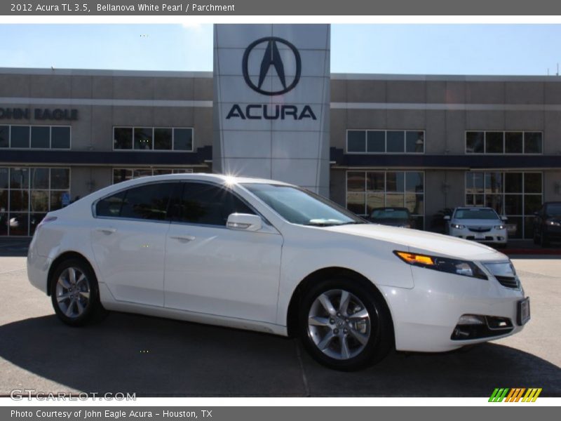 Bellanova White Pearl / Parchment 2012 Acura TL 3.5