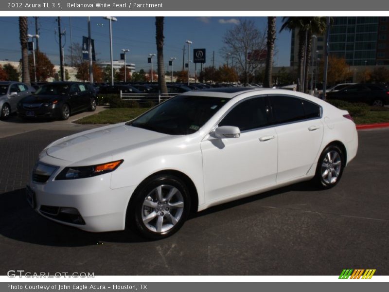 Bellanova White Pearl / Parchment 2012 Acura TL 3.5