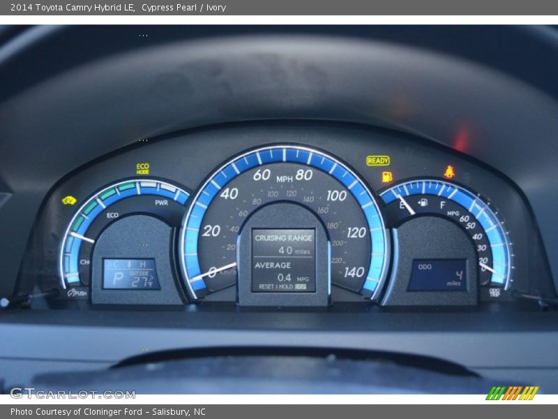 Cypress Pearl / Ivory 2014 Toyota Camry Hybrid LE