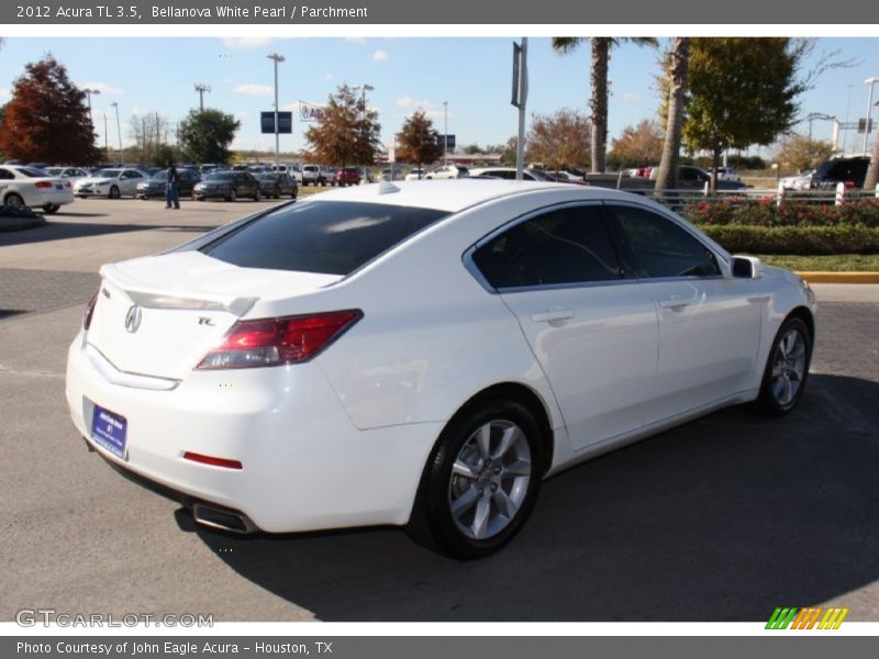 Bellanova White Pearl / Parchment 2012 Acura TL 3.5