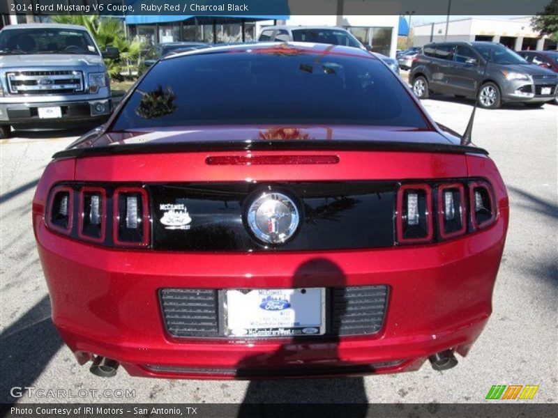 Ruby Red / Charcoal Black 2014 Ford Mustang V6 Coupe