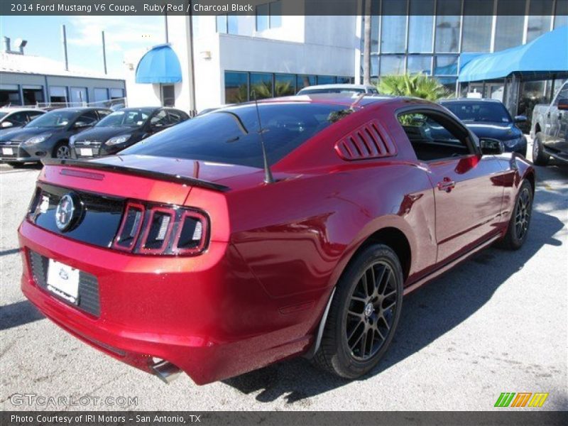 Ruby Red / Charcoal Black 2014 Ford Mustang V6 Coupe