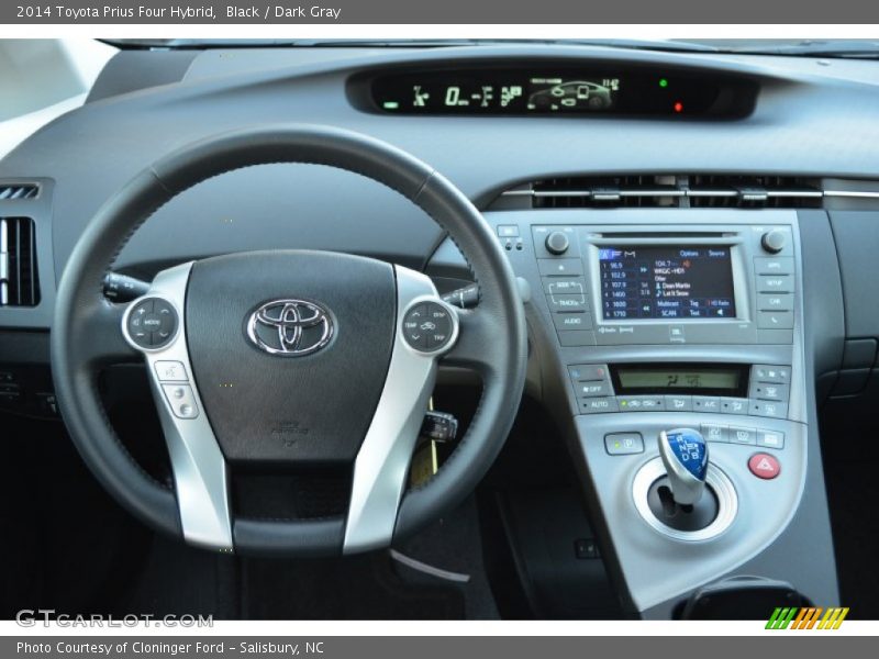 Dashboard of 2014 Prius Four Hybrid