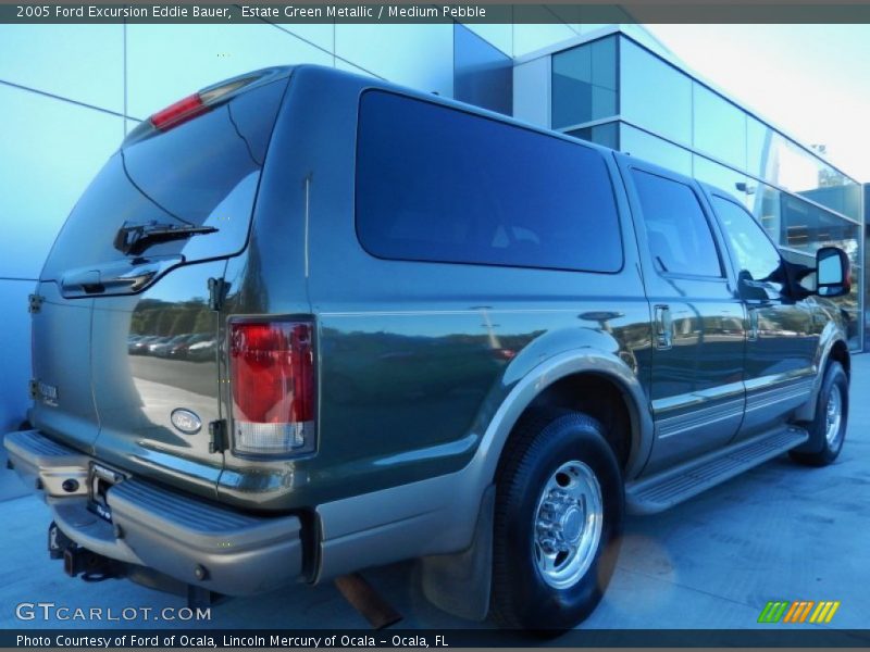 Estate Green Metallic / Medium Pebble 2005 Ford Excursion Eddie Bauer