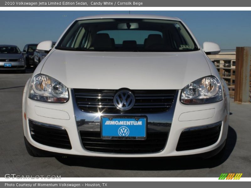Candy White / Cornsilk Beige 2010 Volkswagen Jetta Limited Edition Sedan
