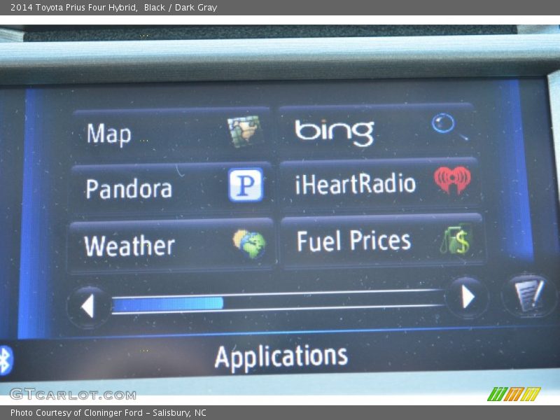 Black / Dark Gray 2014 Toyota Prius Four Hybrid