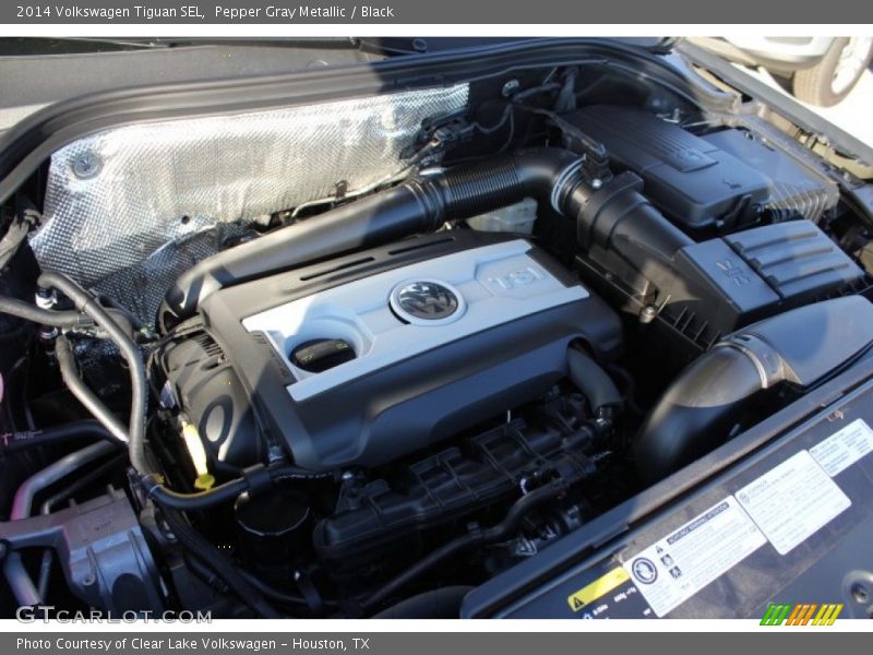 Pepper Gray Metallic / Black 2014 Volkswagen Tiguan SEL