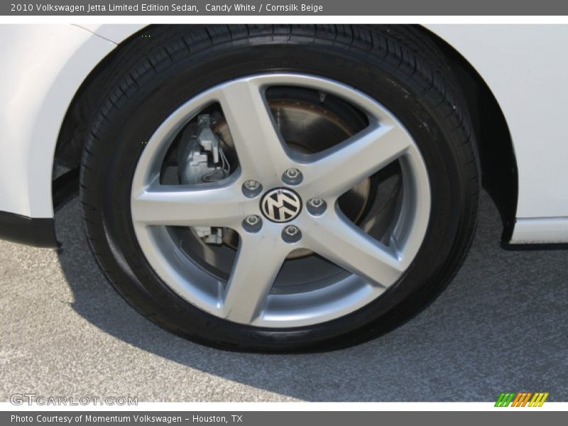 Candy White / Cornsilk Beige 2010 Volkswagen Jetta Limited Edition Sedan