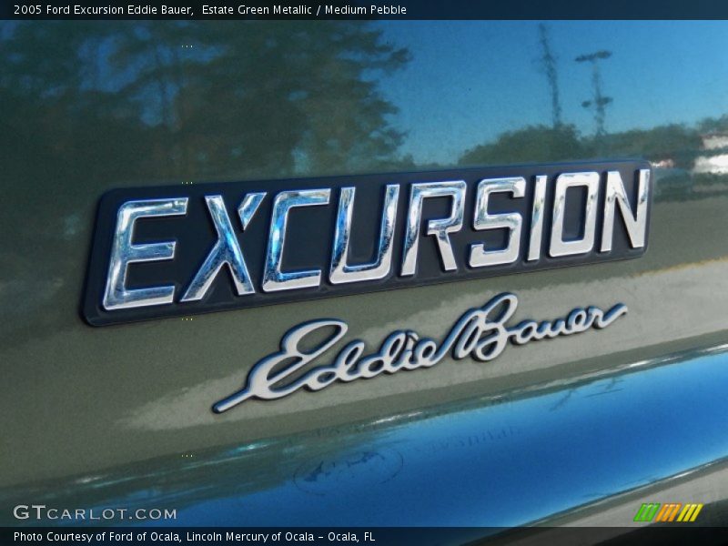Estate Green Metallic / Medium Pebble 2005 Ford Excursion Eddie Bauer