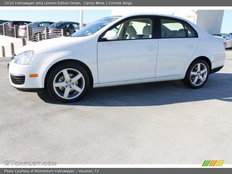 Candy White / Cornsilk Beige 2010 Volkswagen Jetta Limited Edition Sedan