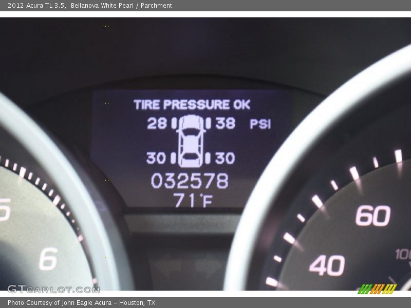 Bellanova White Pearl / Parchment 2012 Acura TL 3.5