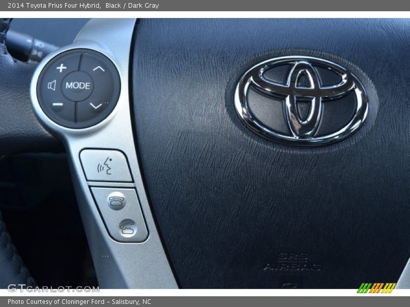 Black / Dark Gray 2014 Toyota Prius Four Hybrid