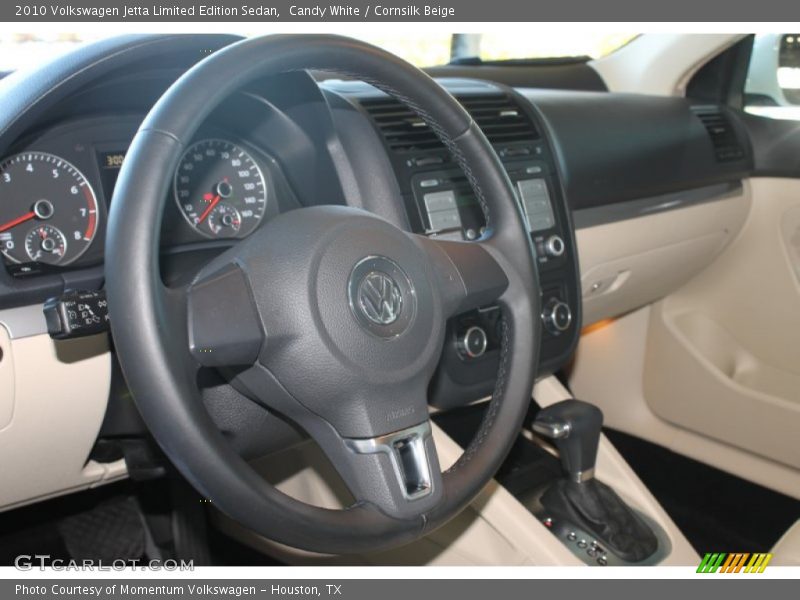 Candy White / Cornsilk Beige 2010 Volkswagen Jetta Limited Edition Sedan