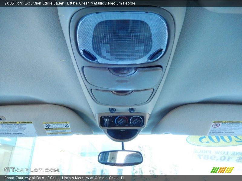 Estate Green Metallic / Medium Pebble 2005 Ford Excursion Eddie Bauer