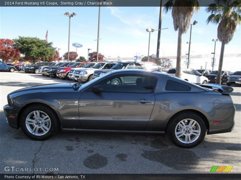 Sterling Gray / Charcoal Black 2014 Ford Mustang V6 Coupe