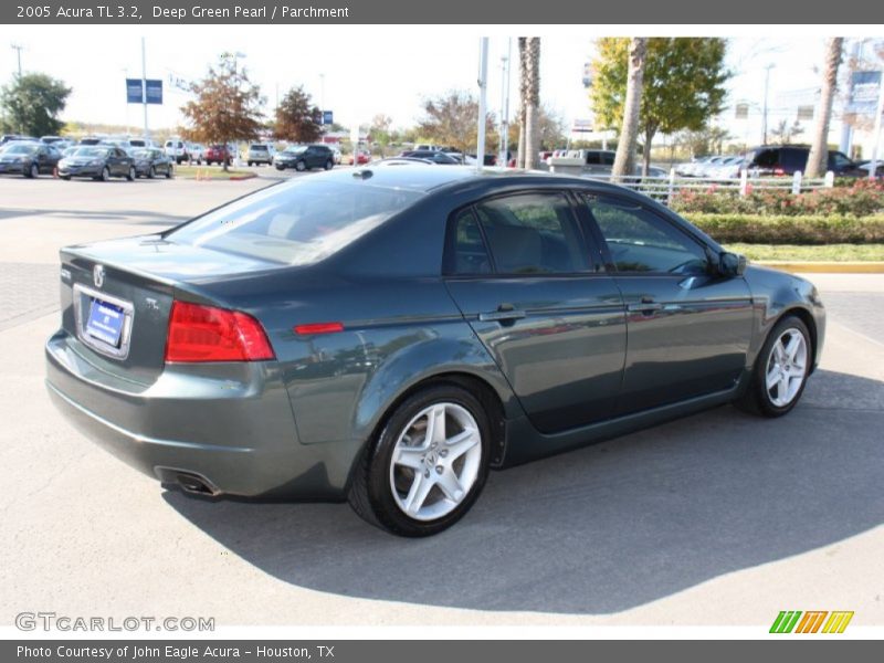 Deep Green Pearl / Parchment 2005 Acura TL 3.2