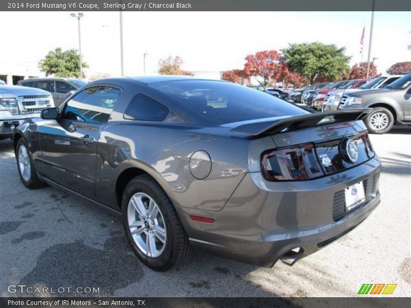 Sterling Gray / Charcoal Black 2014 Ford Mustang V6 Coupe