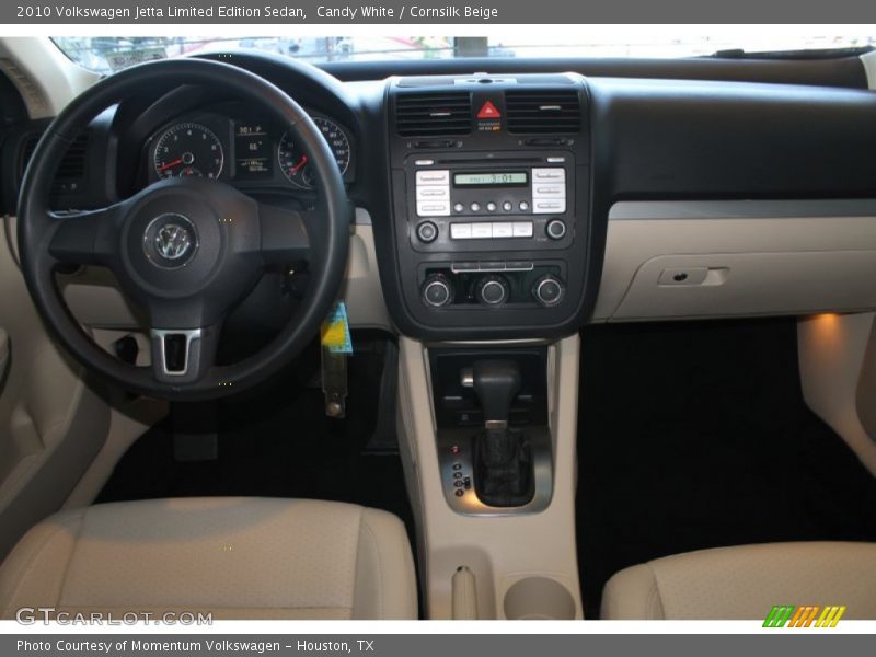 Candy White / Cornsilk Beige 2010 Volkswagen Jetta Limited Edition Sedan