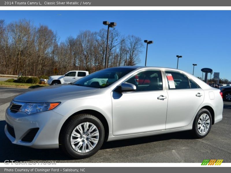 Classic Silver Metallic / Ivory 2014 Toyota Camry L